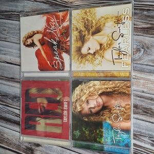 Taylor Swift CD Bundle Lot - Debut, Fearless, Speak Now, RED